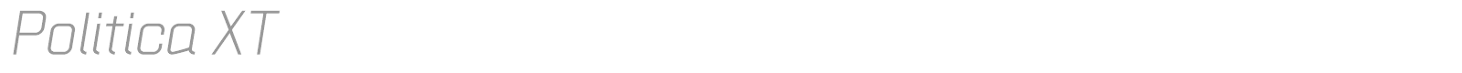 Politica XT font preview